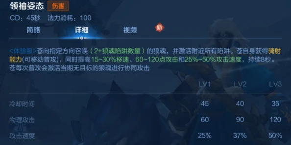 王者荣耀苍技能揭秘：新增位移与召唤狼魂，伴生皮肤全面升级有惊喜！