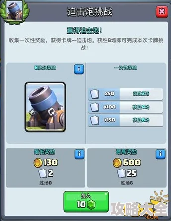 皇室战争6费迫击炮获取途径与实战应用价值深度剖析