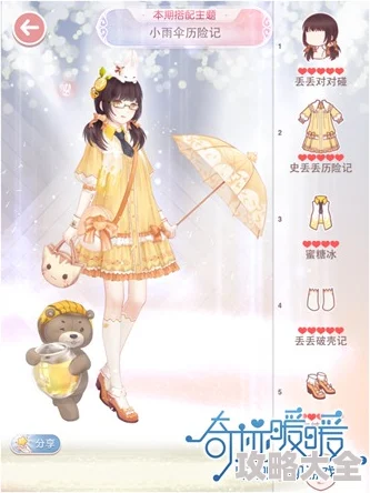 奇迹暖暖：小雨伞历险记2024高赞搭配秘籍热门攻略