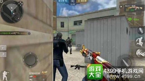 CF手游新热潮：战场王者边贸城，地图内战火连绵不绝！